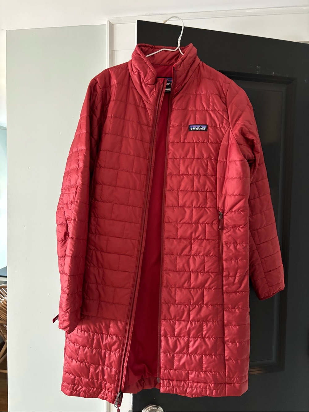 Patagonia Women’s Long Russet Quilted Puffer Coat